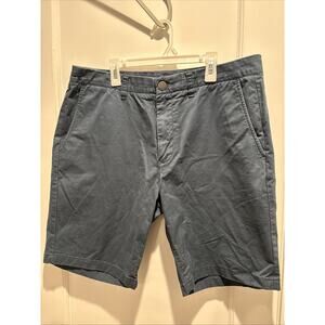 Bonobos Men Khaki Chino Preppy Golf Shorts Size 34 9" Inseam Aqua Blue Green